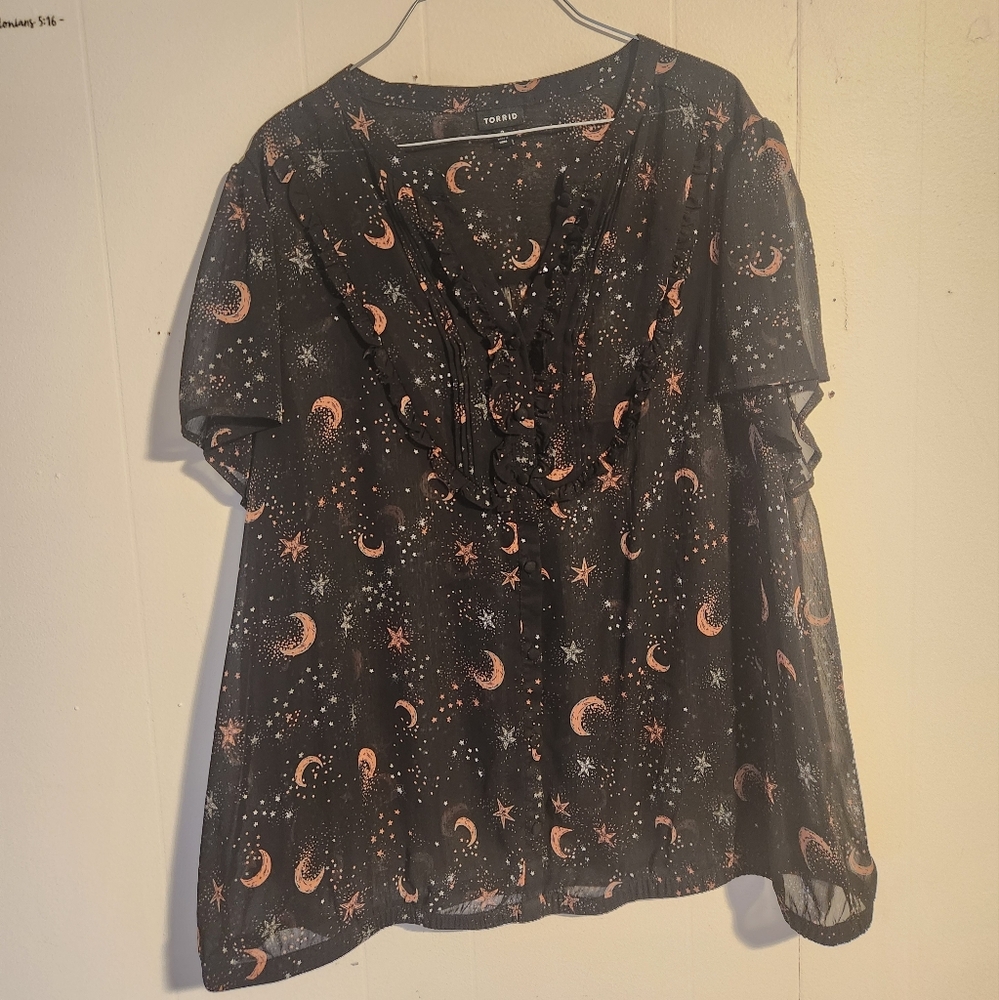 Sheer Torrid Star Top